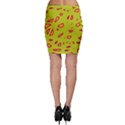 Yellow neon design Bodycon Skirt View2