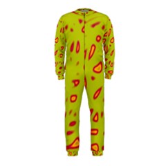 Yellow Neon Design Onepiece Jumpsuit (kids)