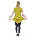 Yellow neon design Short Sleeve Tunic  View2