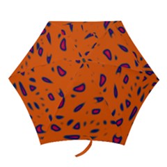 Orange Neon Mini Folding Umbrellas by Valentinaart