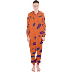 Orange Neon Hooded Jumpsuit (ladies) 