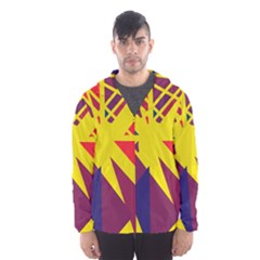 Hot Abstraction Hooded Wind Breaker (men)