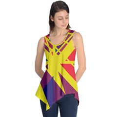 Hot Abstraction Sleeveless Tunic