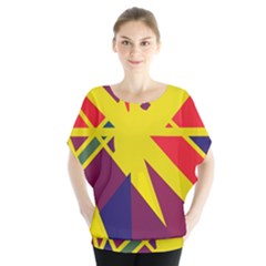 Hot Abstraction Blouse