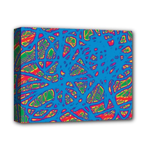 Colorful Neon Chaos Deluxe Canvas 14  X 11 