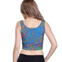 Colorful neon chaos Crop Top View3