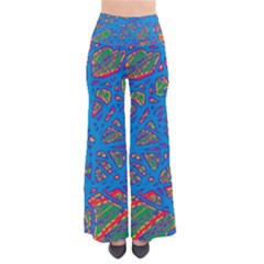 Colorful Neon Chaos Pants by Valentinaart