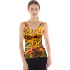 Yellow Neon Chaos Tank Top