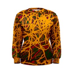 Yellow Neon Chaos Women s Sweatshirt