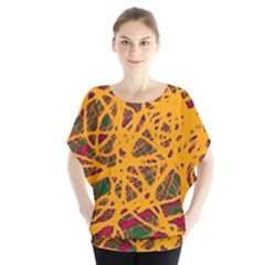 Yellow Neon Chaos Blouse