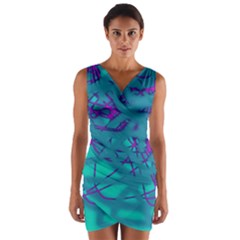 Chaos Wrap Front Bodycon Dress