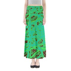 Green Neon Maxi Skirts