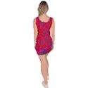 Red neon Sleeveless Bodycon Dress View4