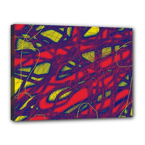 Abstract High Art Canvas 16  X 12 