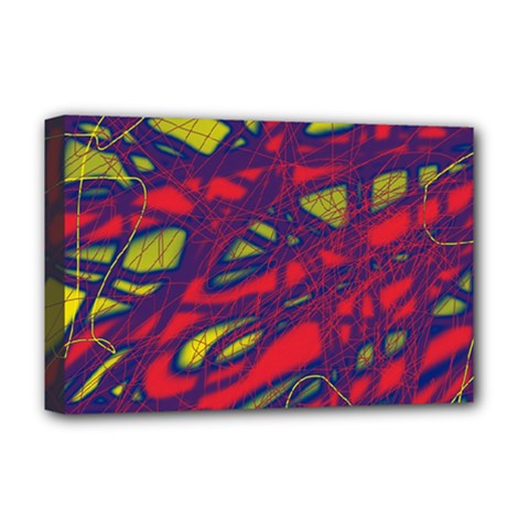 Abstract High Art Deluxe Canvas 18  X 12  