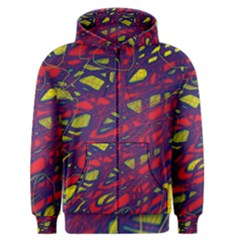 Abstract High Art Men s Zipper Hoodie