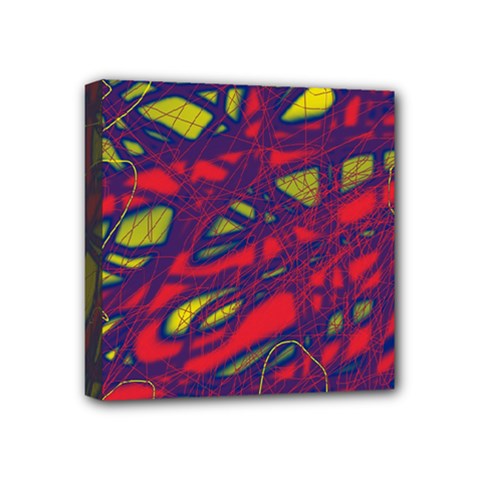 Abstract High Art Mini Canvas 4  X 4 