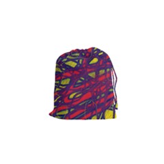 Abstract High Art Drawstring Pouches (xs) 