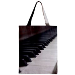 Piano Keys  Zipper Classic Tote Bag by PhotoThisxyz