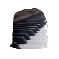 Piano Keys  Drawstring Pouches (extra Large)