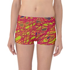 Orange Neon Boyleg Bikini Bottoms