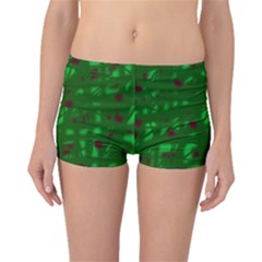 Green  Boyleg Bikini Bottoms by Valentinaart