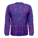 Blue and pink neon Men s Long Sleeve Tee View2