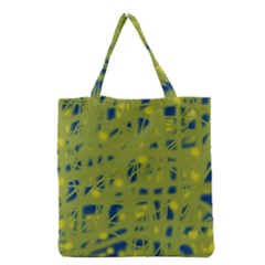 Green And Blue Grocery Tote Bag