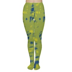 Green And Blue Women s Tights