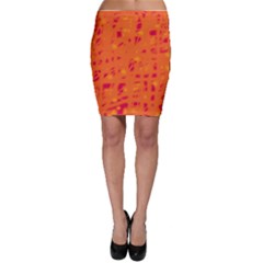 Orange Bodycon Skirt by Valentinaart