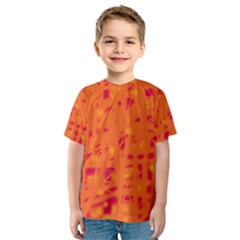 Orange Kid s Sport Mesh Tee