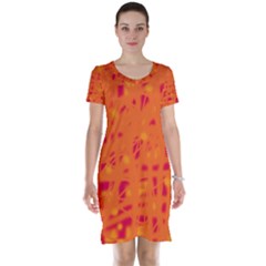 Orange Short Sleeve Nightdress