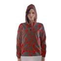 Red and brown Hooded Wind Breaker (Women) View1