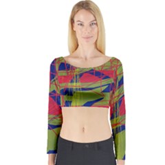 High Art By Moma Long Sleeve Crop Top