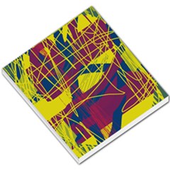 Yellow High Art Abstraction Small Memo Pads