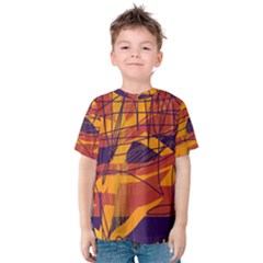 Orange High Art Kid s Cotton Tee