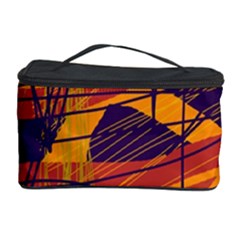 Orange High Art Cosmetic Storage Case