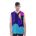 Walking on the clouds  Men s Basketball Tank Top View1