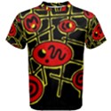 Red and yellow hot design Men s Cotton Tee View1