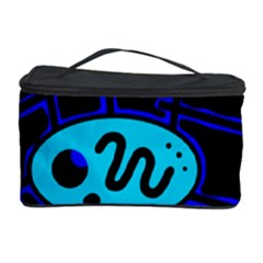 Blue Decorative Design Cosmetic Storage Case by Valentinaart