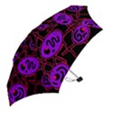 Purple and red abstraction Mini Folding Umbrellas View2