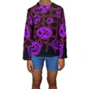 Purple and red abstraction Kid s Long Sleeve Swimwear View1