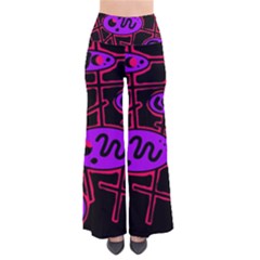 Purple And Red Abstraction Pants