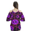 Purple and red abstraction Flutter Tees View2