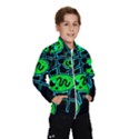 Green and blue abstraction Wind Breaker (Kids) View1