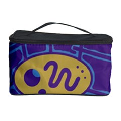 Purple And Yellow Abstraction Cosmetic Storage Case