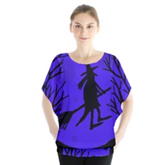 Halloween Witch - Blue Moon Blouse