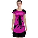 Halloween witch - pink moon Cap Sleeve Nightdress View1