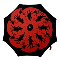 Halloween Witch - Red Moon Hook Handle Umbrellas (large)