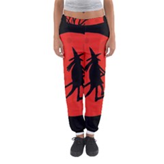 Halloween Witch - Red Moon Women s Jogger Sweatpants by Valentinaart